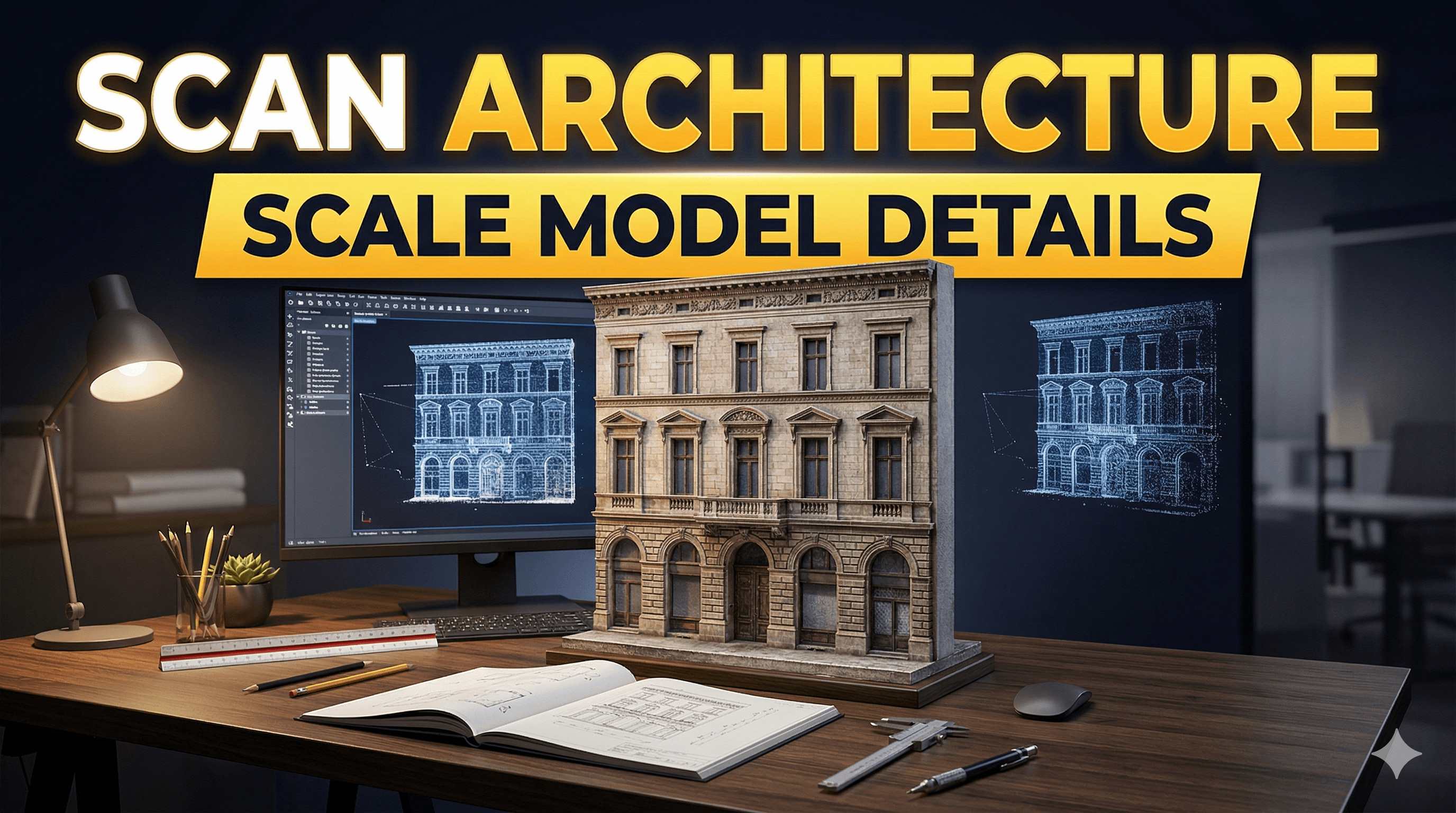 3D Scanning Architecture: Capturing Building Details for Scale Models
