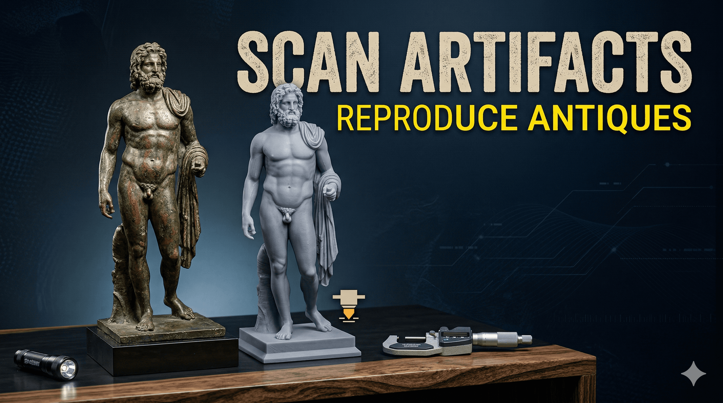 How to 3D Scan and Reproduce Cultural Artifacts and Antiques